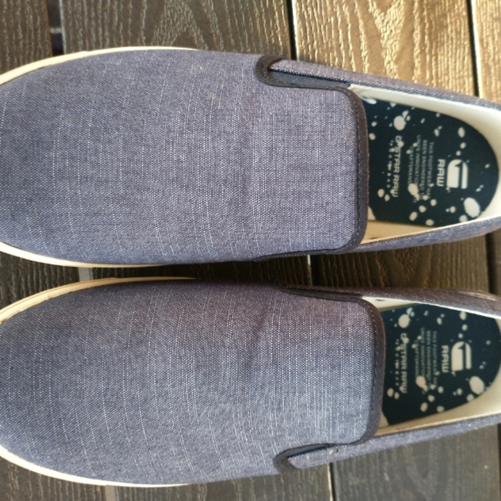 G-Star Raw, Size 12 Men's Slip On Shoes, Denim, BNIB
